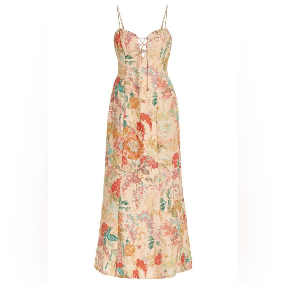 Floral Linen Midi Dress Salvador Significant Other